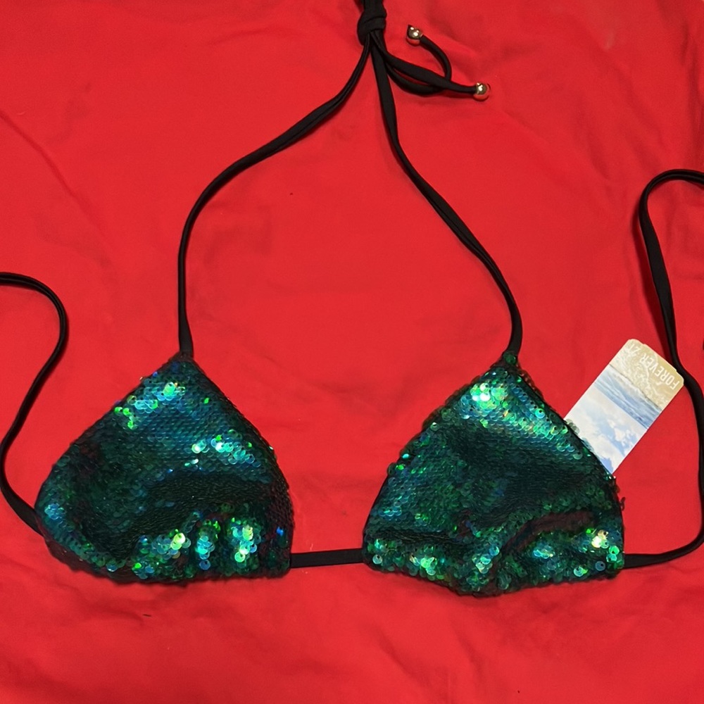 Mermaid Triangle bikini Top Small